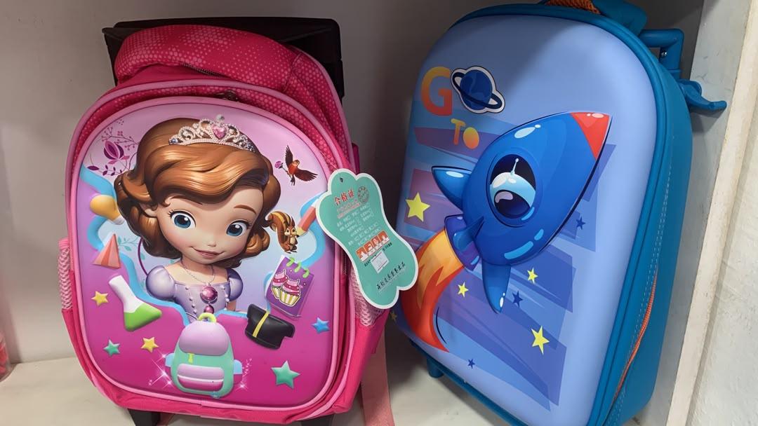 Princess trolley school bag, Elsa or Sofia