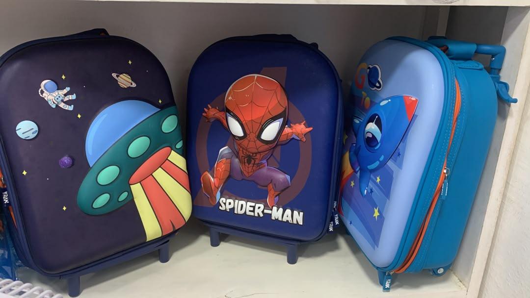 Spiderman trolley school bag